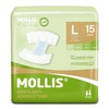 MOLLIS Adult Diapers for Women and Men, Unisex Disposable Incontinence