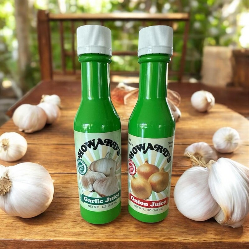 Howard’s Onion & Garlic Juice Duo Pack, 5 fl oz