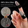 BlueWow Silver Fiber Gaming Finger Sleeves | Seamless & Ultra-Sensitive