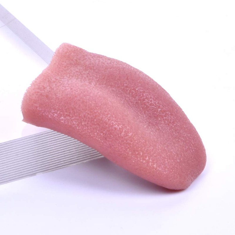 Magic: Real Tan, Scary Tongue, Ultra Realistic, Fake Item, Close-Up