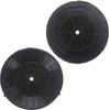 SPARES2GO Round Carbon Filter Pair compatible with Elica Cooker Hood