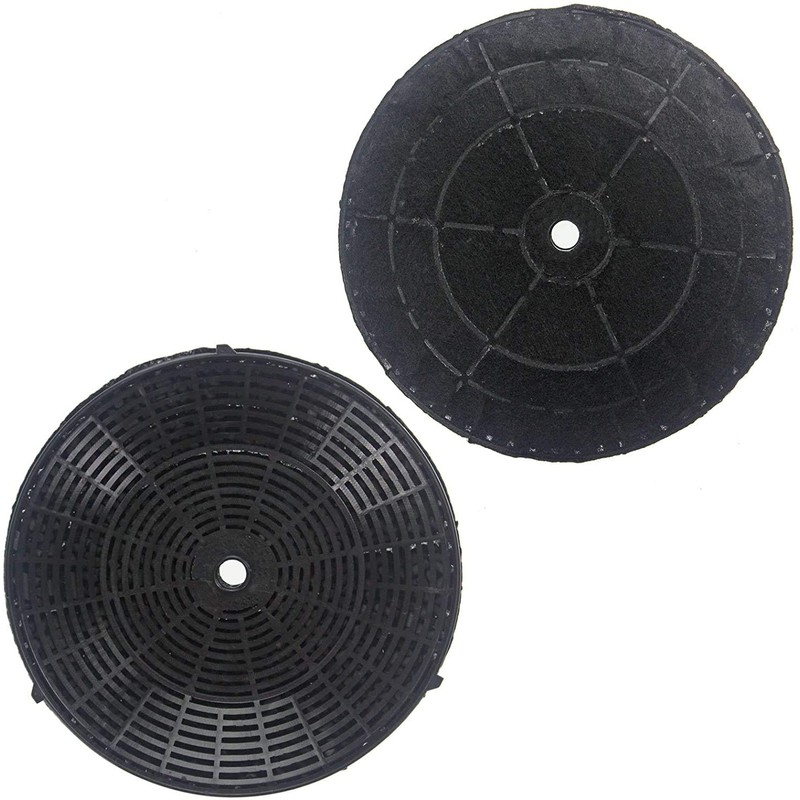 SPARES2GO Round Carbon Filter Pair compatible with Elica Cooker Hood