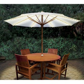 Blue Star Group BRELLA LIGHTS - Patio Umbrella Lighting System With Power Pod