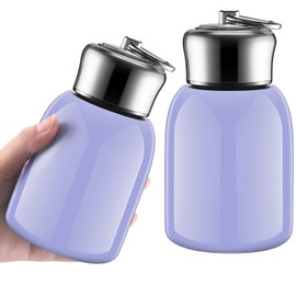 Mifoci 2 Pcs 10oz Mini Water Bottles Stainless Steel Slim Insulated Thermos for Hot Cold Drink Thermal Small Vacuum Portable Water Bottle for Women Gifts Travel Camping Hiking (Lavender)