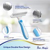 Fur Magic Dematting Comb & Dematting Rake for Dogs Cats