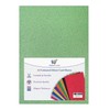 A4 Green Glitter Card Glitter Paper Non Shed Sparkle Craft