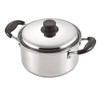Pearl Metal HB-5104 Double Handed Pot, 7.1 inches (18 cm),
