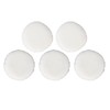 5pcs Face Powder Puff Double Sided Raised Pile Soft Skin