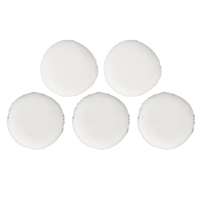 5pcs Face Powder Puff Double Sided Raised Pile Soft Skin