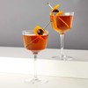 Viski Nick and Nora Glasses, Stemmed Drinkware, Premium Crystal Cocktail
