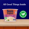 BEN'S ORIGINAL Jasmine Rice Single Serve Cup, Snack or Side,