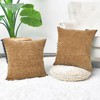 CaliTime Pack of 2 Cozy Throw Pillow Covers Cases for