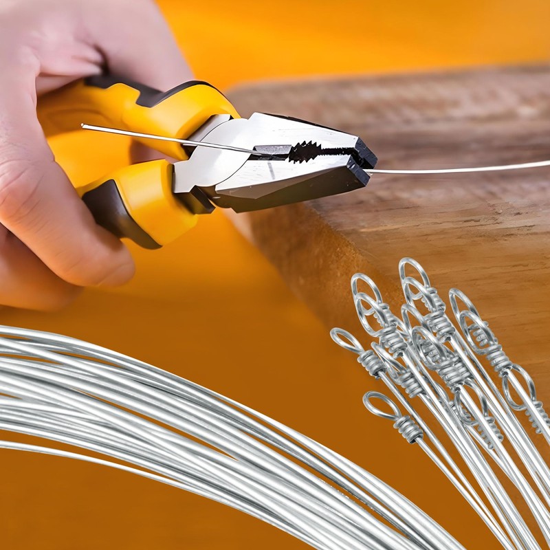 NIDAYE 14 Foot Long Bale Wire, 14 Gauge Single Loop