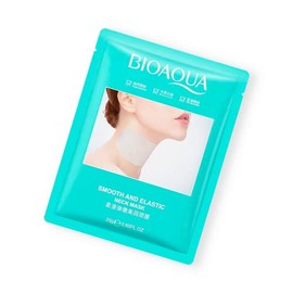 Mascarilla de leche para cuello. Producto para el cuidado de la zona delicada, da una sensación de frescura, mejora la apariencia y suaviza las arruga