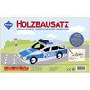 Pebaro 851/3 Holzbausatz Polizeiauto, 3D Puzzle, Modellbausatz, Basteln mit Holz,