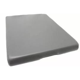 Kar Designers Synthetic Leather Center Console Lid Armrest Cover Fits 04-14 Nissan Titan Gray