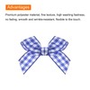 sourcing map 30Pcs Mini Gingham Ribbon Bow 1.5" Checkered Fabric