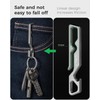 IUMIUN Titanium Quick Pocket Clip Key Chain Holder for EDC-with