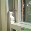 EAI Sash Window Stop for Security and Ventilation | Satin