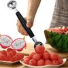 2 Pack Double Ended Headed Fruit Icecream Ball Spoon,Stainless Steel