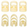 6Pcs Plastic Finger Picks for Guitar, Bass, Ukulele and Many
