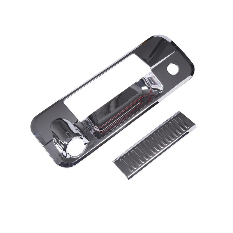 car-king888 Chrome ABS Rear Tailgate Grab Handle Covers Exterior Fits