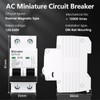 KERWINN Miniature Circuit Breaker 120V/240V ac Circuit Breaker 2Pole 20Amp