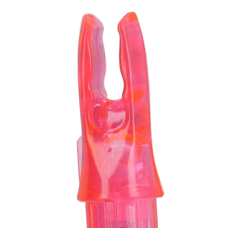 6Pcs Lighted Arrow Nocks High Visibility High Light Transmittance Waterproof