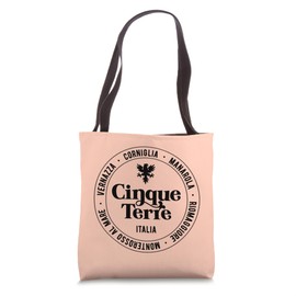 Cinque Terre Italia Five Lands Italian Mediterranean Travel Tote Bag