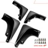 A-Premium Set of 4PCS Mud Flaps Splash Guards Mudguards Mudflaps