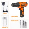 CARTMAN Power Tool Combo Kits with 12V Cordless Drill, Professional