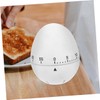 KICHOUSE 2pcs Cute Egg Shape Mechanical Kitchen Timer Countdown Timer