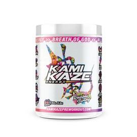 Athletic Sport Kamikaze Pre Workout | High Energy Pumps | 30 Serves (Rainbow Gummy)