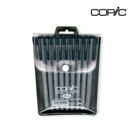 COPIC Multiliner 9-Piece Set BLACK B-2 / COPIC 코픽 멀티라이너 9본조 세트 BLACK B-2