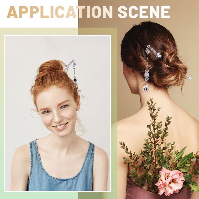 CHGCRAFT 2 Pcs Japanese hair sticks Hair Chopsticks for Women