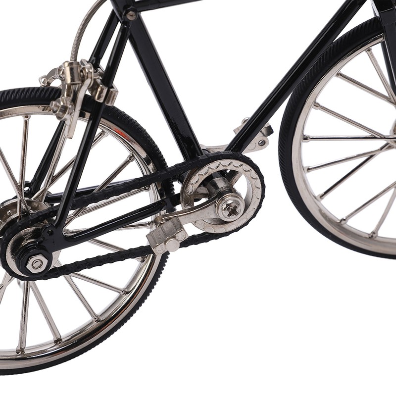 Bicycle Model Vivid Design DIY Decorative 12x19.5cm/4.7x7.7in Alloy Material Miniature