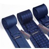 HISDERN Men Ties Set 3 PCS Classic Woven Necktie with