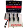 6-Pack 60 Degree Roland Type Deep Cut Replacement Blades Vinyl