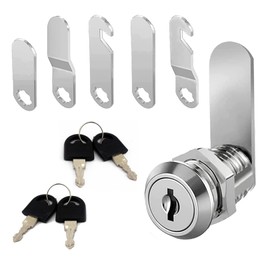 Cabinet Cam Lock with Key Alike,Cabinet Locks with Key,Locker Locks with,Lock for Letterbox Letter Box Lever Furniture Drawers Dresser Cupboard Door,Furniture Locker Security Drawer