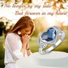 AOBOCO Celtic Knot Urn Ring for Women 925 Sterling Silver
