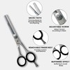 Professional Hair Thinning Scissors, 5.5 Inch Barber Hair Texturizing Blending