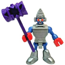 Imaginext Series 12 Blind Bag ~ Identified Building Robot Figure with Hammer Accessory