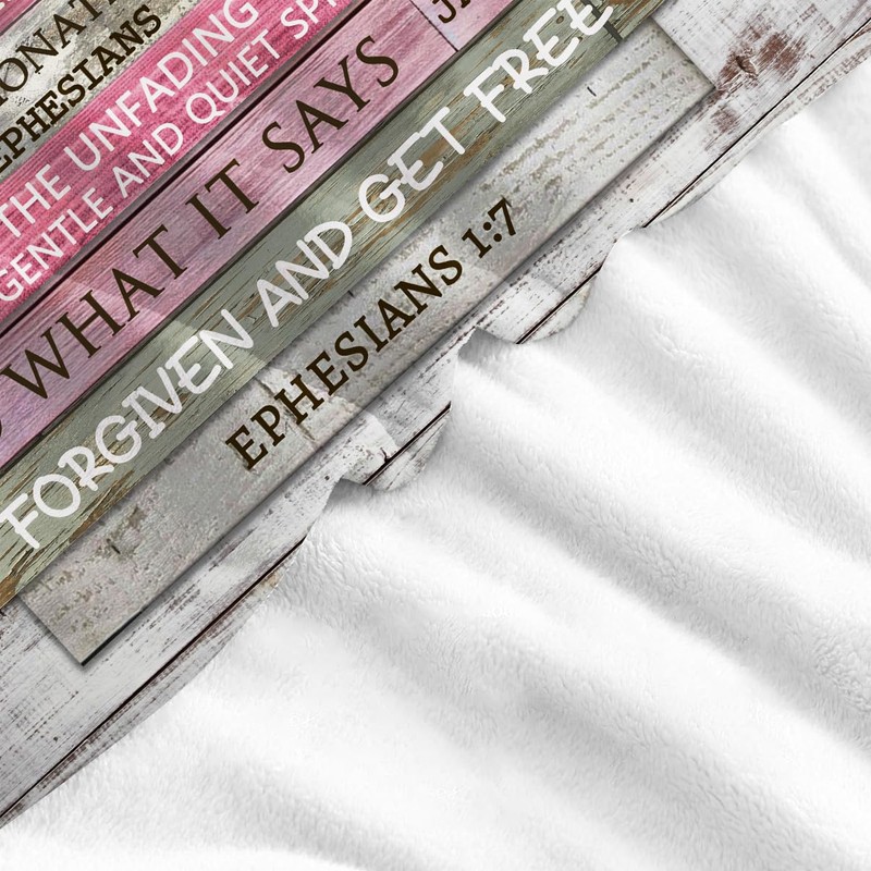 Farecnt Christian Gifts for Women, Christian Gift Blanket 60"x50", Religious