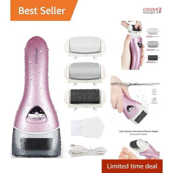 Unbranded Electric Foot File Rechargeable Waterproof Callus Remover Pedicure Tool