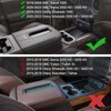 PIMCAR Center Console Organizer Compatible with 2019-2022 Chevy Silverado 1500/GMC