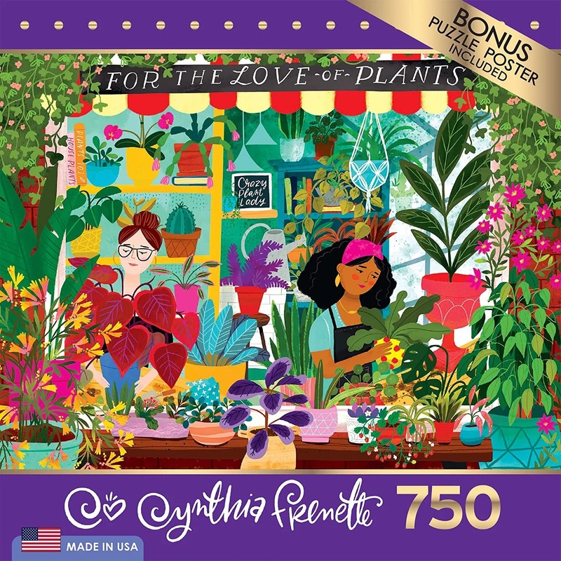 for The Love of Plants 750 Piece Puzzle