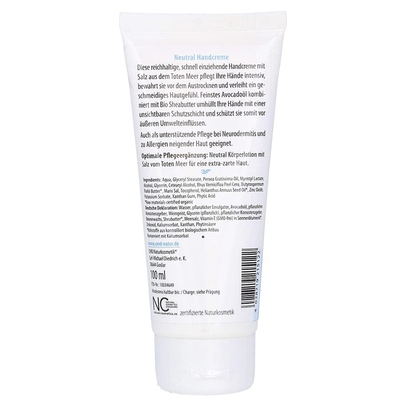 CMD Neutral Hand Cream with Dead Sea Salt 50 ml