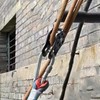 YAPJEB Micro Pulley 26kN Single Pulley Climbing Pulley Fixed Rope