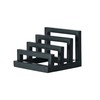 Bloomingville, Black Tri-Sectional Metal Plate Stand Organizer, Small
