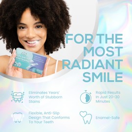 Venus Visage Teeth Whitening Strips 28 Strips (14 Pack), Professional Effects, Teeth Whitening Strip Kit, Reduced Sensitivity White Strips for Teeth Whitening, Dental Teeth Whitening Strips Kit (Mint)